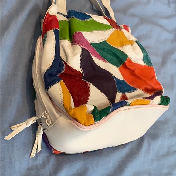 VINTAGE COLORFUL SHOULDER BAG PURSE HANDBAG PURSE, Very Vintage - Picture 6 of 16